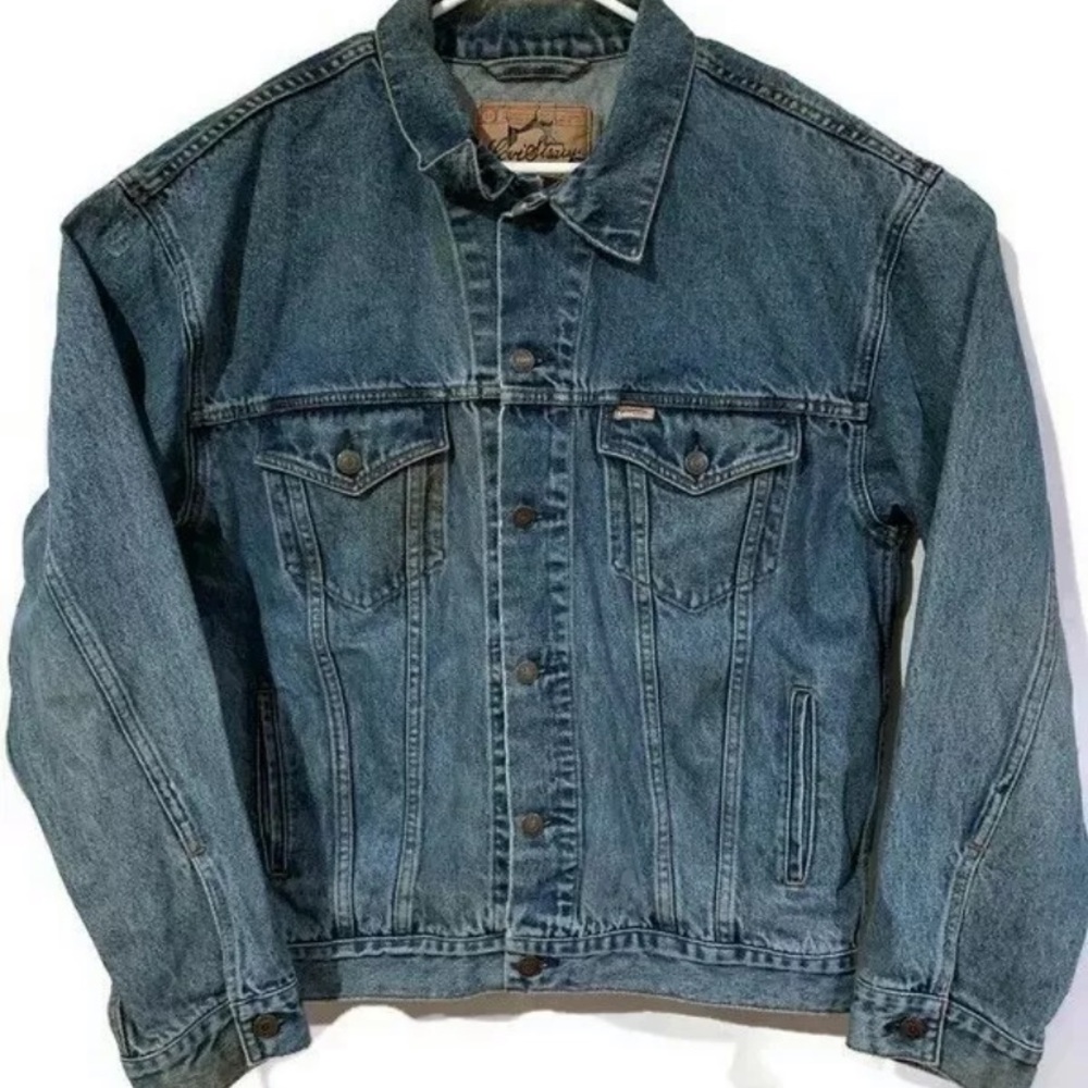 Vintage Levi Strauss Denim Jean Jacket Distressed